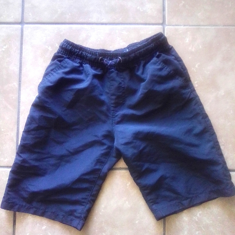 STREET RULES AUTHENTIC STREETWEAR BLACK SWIM TRUNKS
